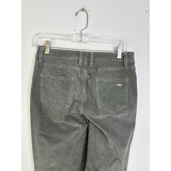 Stio Pants Womens 4 Rivet Corduroy Slim Leg Pine Forrest Organic Sustainable - Picture 6 of 10